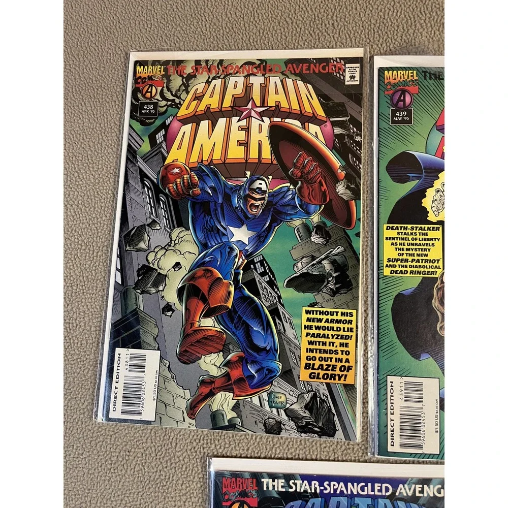 Marvel Captain America The Star Spangled Avenger‎ Comic Lot 438 439 440 441 443